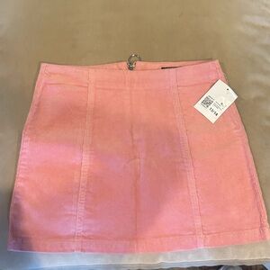 Forever 21 girls pink curduroy skirt